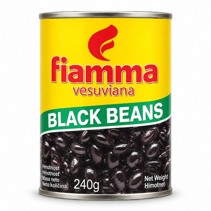 Fiamma Black Beans, Italy - 400G