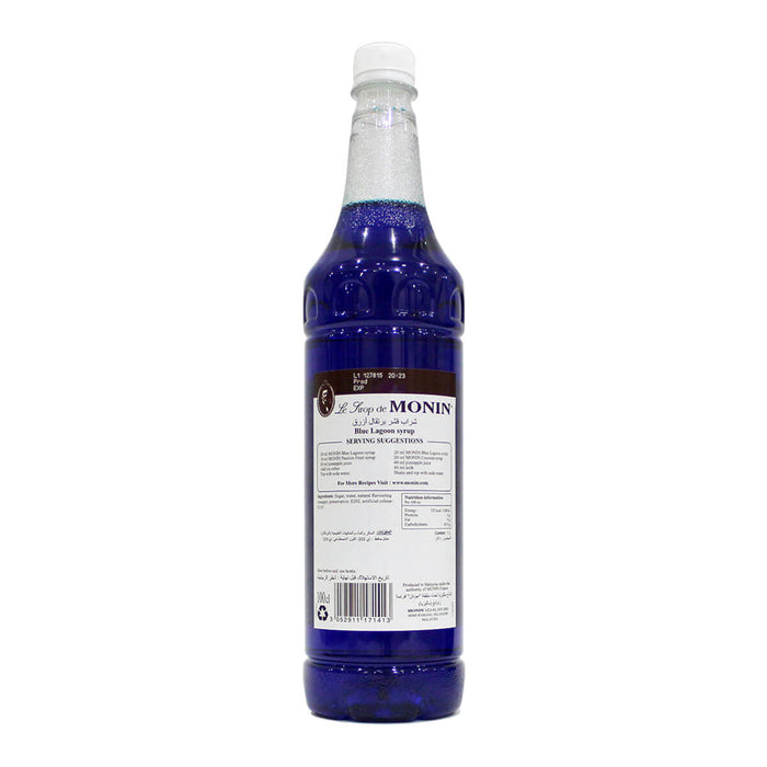 Monin Blue Lagoon Syrup, PET Bottle - 1LTR