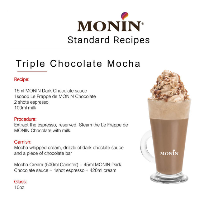 Monin Dark Chocolate Sauce - 1.89LTR