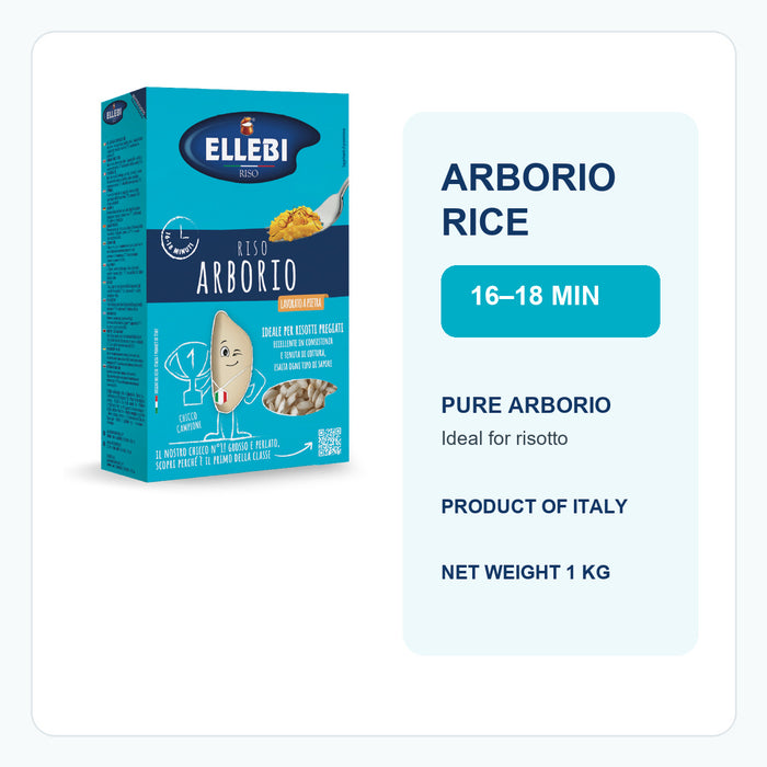 Ellebi Arborio Rice, Italy - 1KG