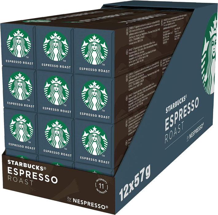 Starbucks Dark Espresso Roast Capsules, 1 Carton - 12 X 57G