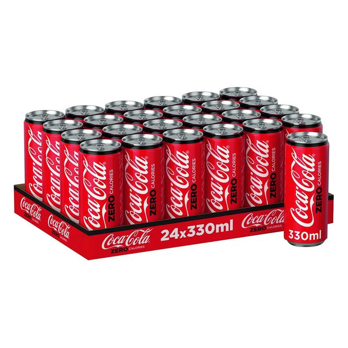 Coca Cola Zero Soft Drink, UAE - 24 X 330ML