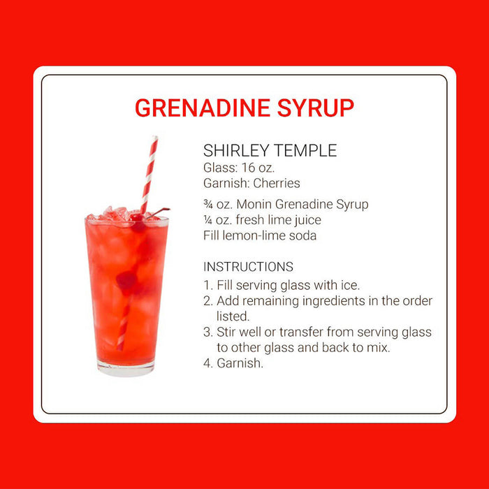 Monin Grenadine Syrup - 700ML