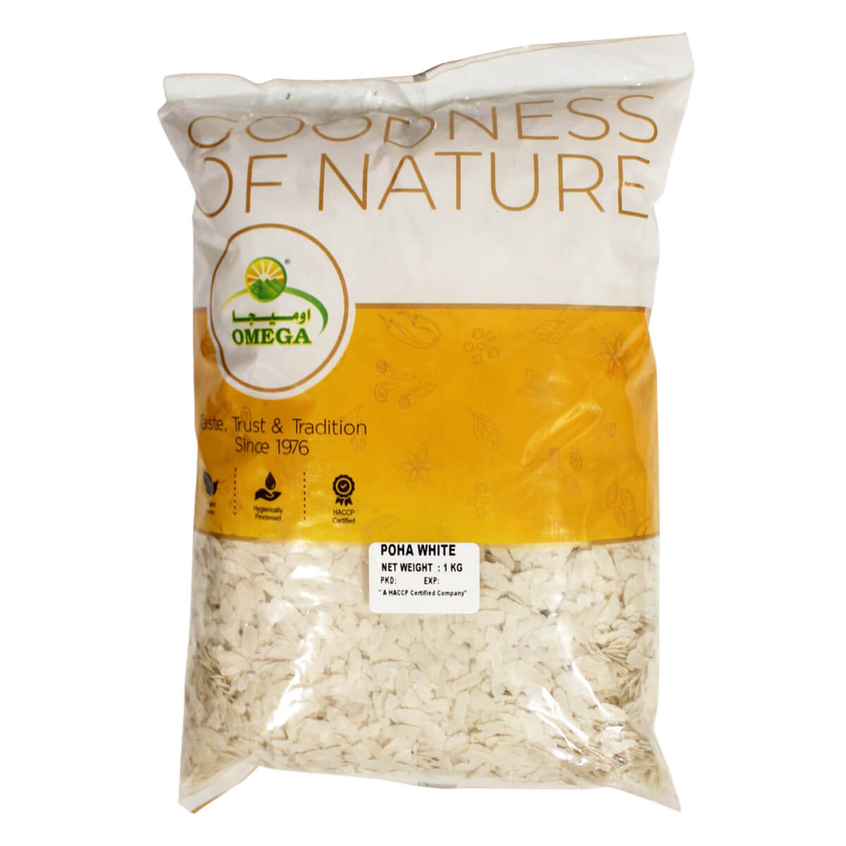 Omega Poha Flat White Rice 1KG | Buy in Dubai UAE — Addtocart.ae