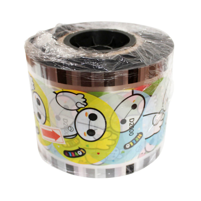 Bubbly Sealing Film With Mood Emoji for Cup Sealer Machine - 1 Roll
