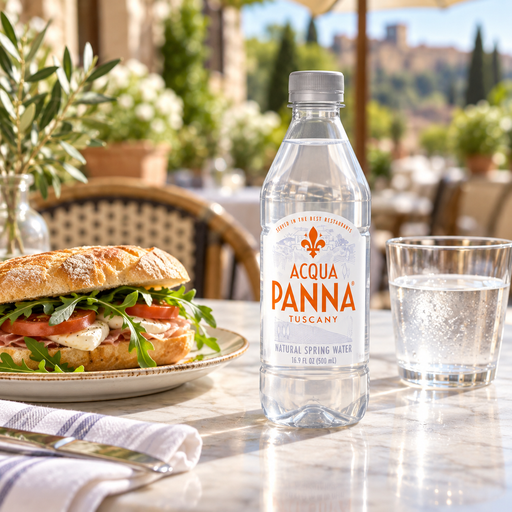 Acqua Panna Cafe sandwich setting - illustrative supporting image