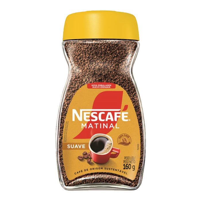 Nescafé Matinal Suave Instant Coffee 160G front product image | SKU BEVR-701051