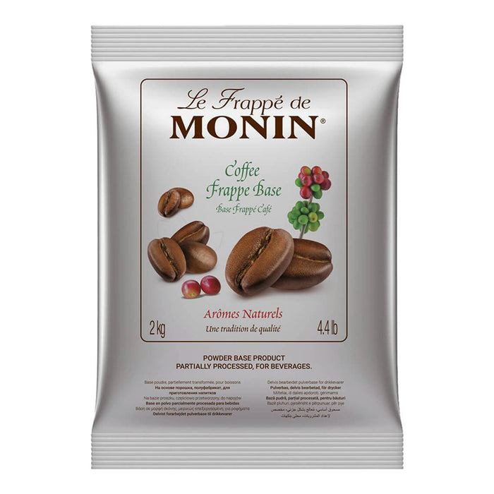 Monin Coffee Frappe Base Powder - 2KG front product image | SKU BEVR-705011