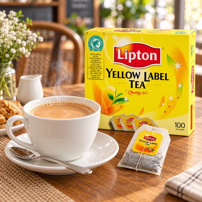 Lipton Loose Black Tea Bag - 100 Tea Bags - serving suggestion 04