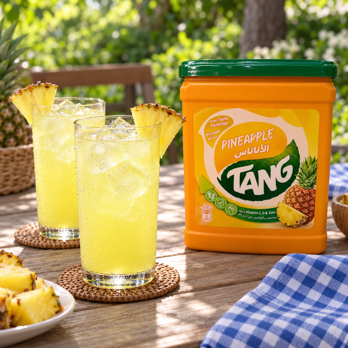 Tang Pineapple drink served chilled at a picnic