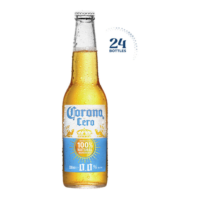 Corona Cero 0.0%, Belgium - 24 x 330ML front product image | SKU BEVR-733304