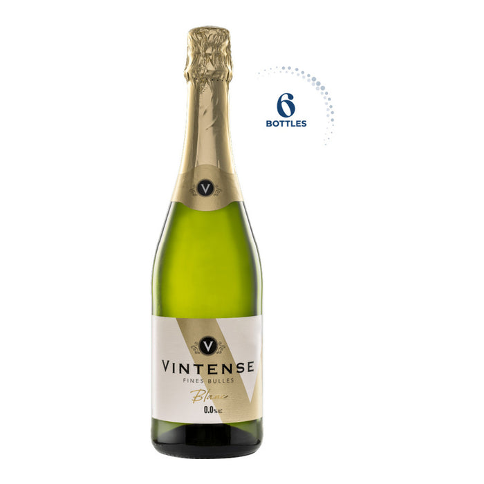 Vintense Fines Bulles Blanc, Belgium - 6 x 750ML front product image | SKU BEVR-733310