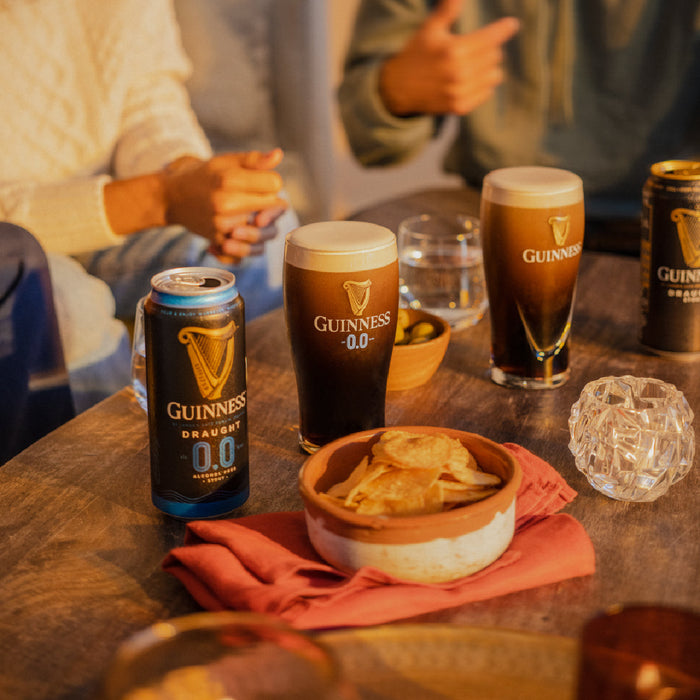 Guinness Draught 0.0%, Ireland - 1 x 440ML product lifestyle image | SKU BEVR-733312