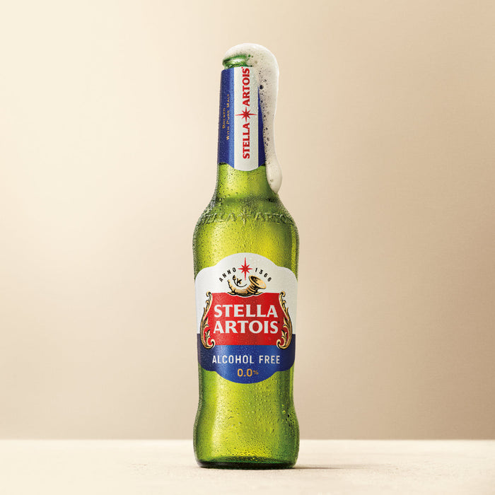 Stella Artois 0.0%, Belgium - 1 x 330ML product lifestyle image | SKU BEVR-733317