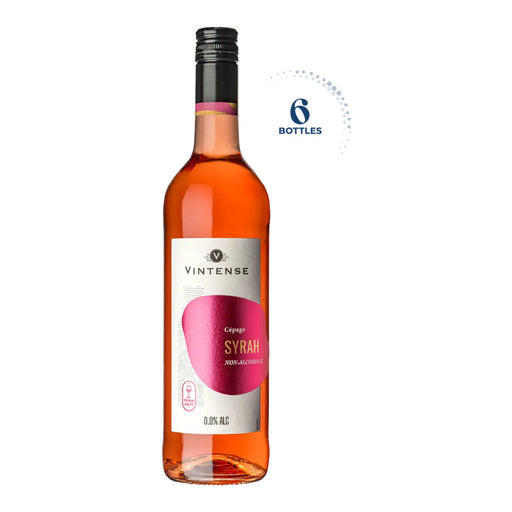 Vintense Cepages Syrah Non-Alcoholic Wine, Belgium - 6 x 750ML front product image | SKU BEVR-733327