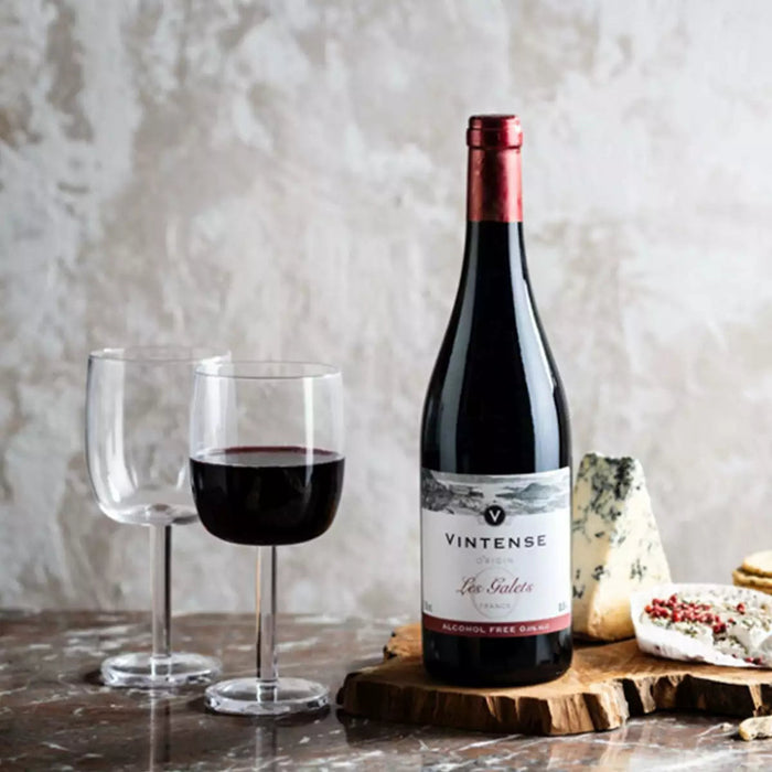 Vintense Origin Les Galets Non-Alcoholic Wine, Belgium - 6 x 750ML product lifestyle image | SKU BEVR-733328