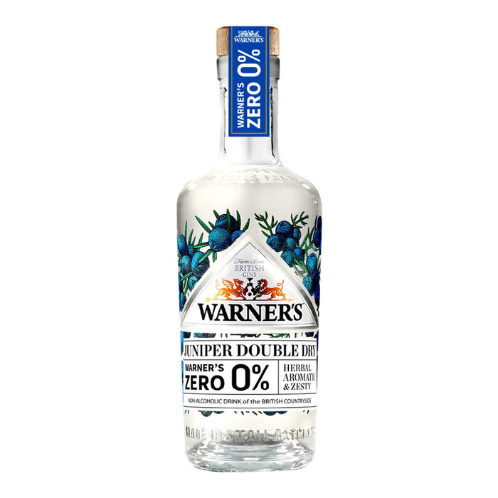 Warner's Juniper Double Dry 0%, UK - 1 x 500ML front product image | SKU BEVR-733329