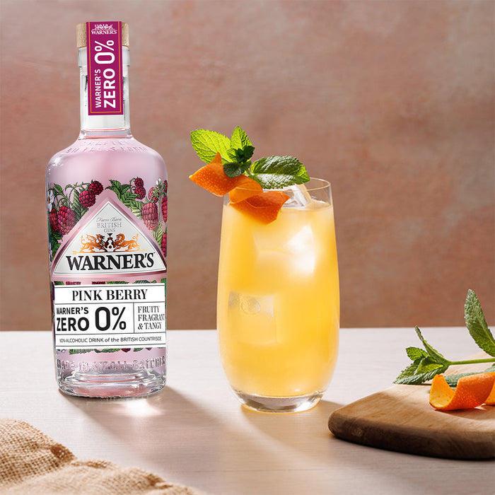 Warner's Pink Berry 0%, UK - 1 x 500ML product lifestyle image | SKU BEVR-733330