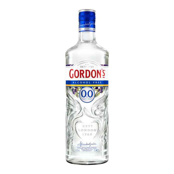 Gordon's Alcohol Free Spirit, UK - 6 x 700ML front product image | SKU BEVR-733332
