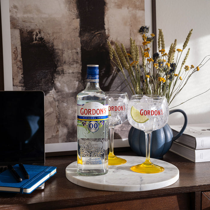 Gordon's Alcohol Free Spirit, UK - 6 x 700ML product lifestyle image | SKU BEVR-733332