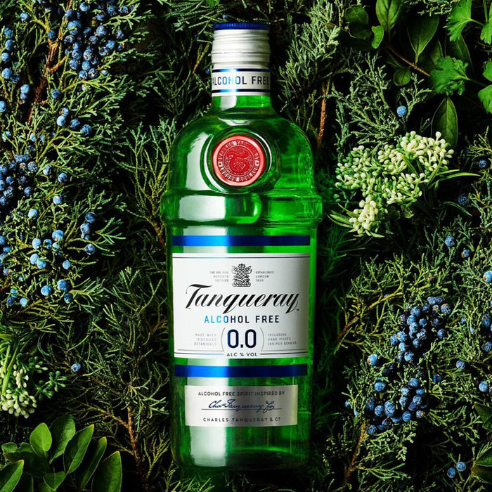 Tanqueray Alcohol Free Spirit, UK - 6 x 700ML product lifestyle image | SKU BEVR-733333