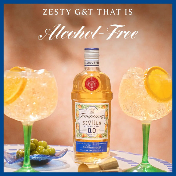 Tanqueray Seville 0.0%, UK - 1 x 700ML product lifestyle image | SKU BEVR-733334