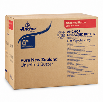 Anchor Butter Block Unsalted - 25KG