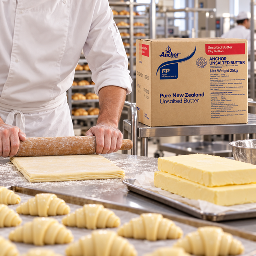 Anchor 25kg butter for commercial bakery pastry production