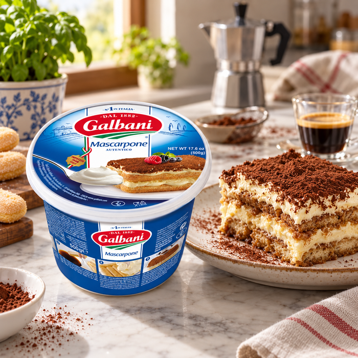 Galbani Mascarpone 500g with tiramisu