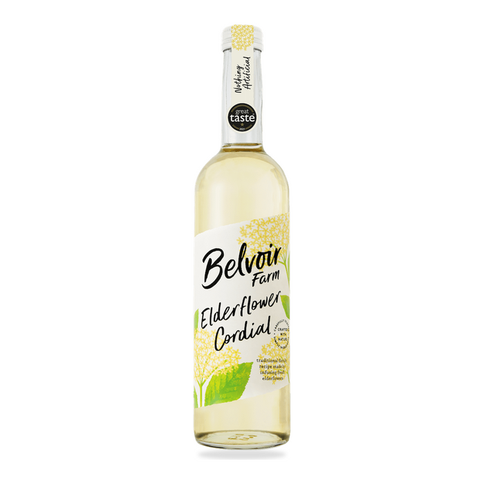 Belvoir Farm Elderflower Cordial front pack shot | SKU BREK-358150