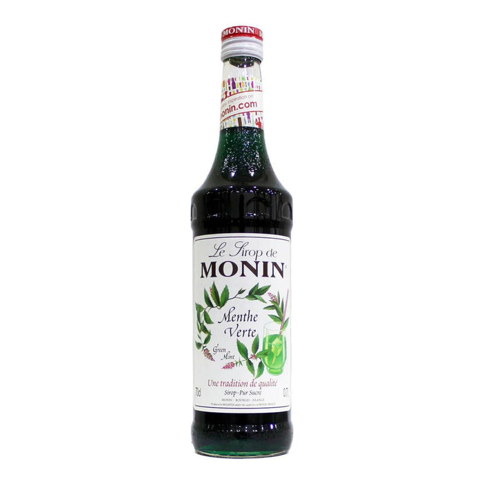 Monin Green Mint Syrup - 700ML front product image | SKU BREK-358252