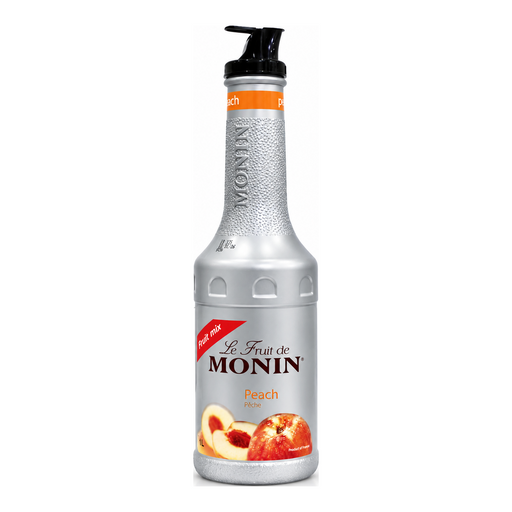 Monin Peach Fruit Mix Puree - 1LTR front