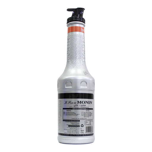 Monin Lychee Fruit Mix Puree - 1LTR back
