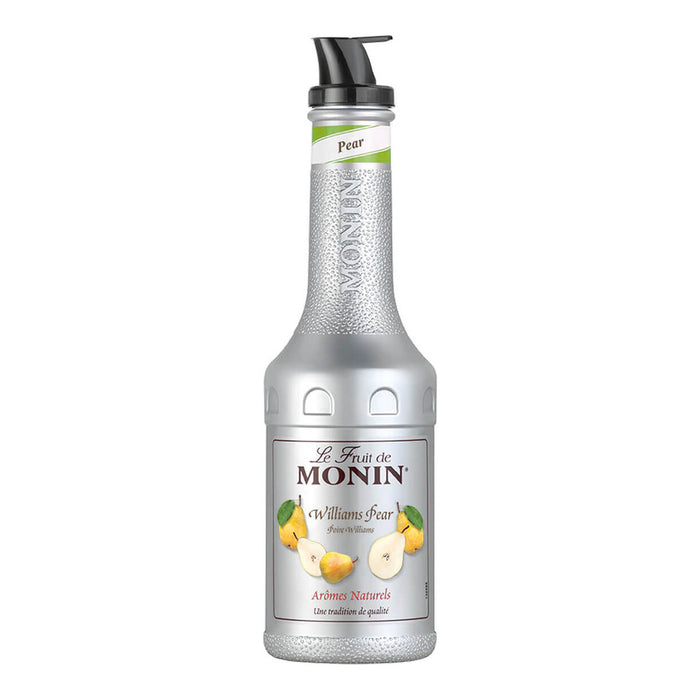 Monin Williams Pear Fruit Mix Puree - 1LTR front product image | SKU BREK-358322