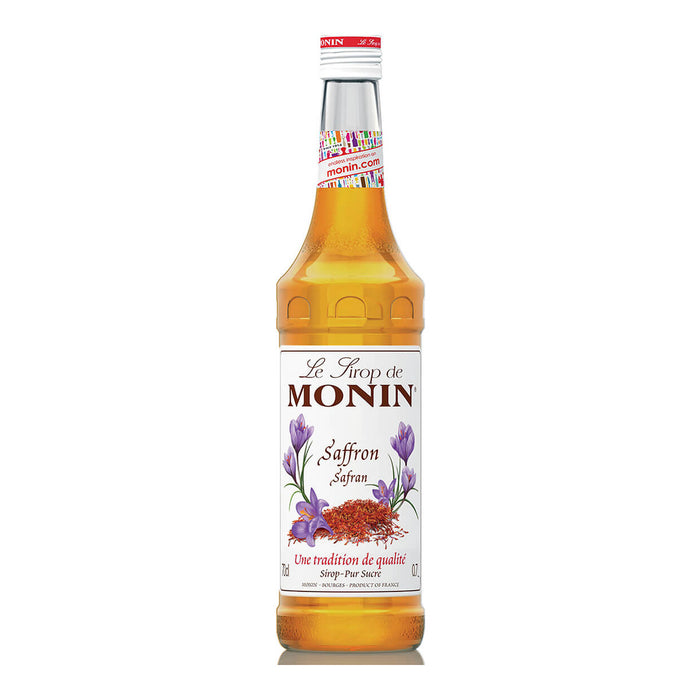 Monin Saffron Syrup - 700ML front product image | SKU BREK-358325