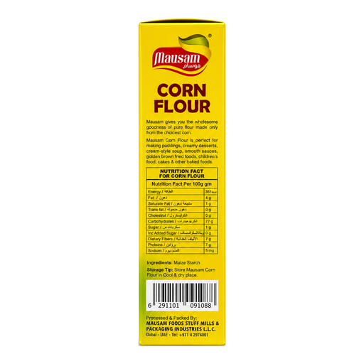 Mausam Corn Flour 400g - nutrition