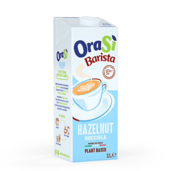 Orasi Hazelnut Barista, Plant Based Milk, Italy - 12 X 1LTR | 2 Day Lead Time