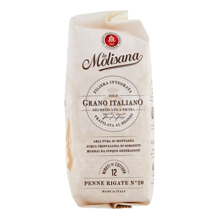 La Molisana Penne Rigate No.20 Pasta, Italy - 500G | New Arrival