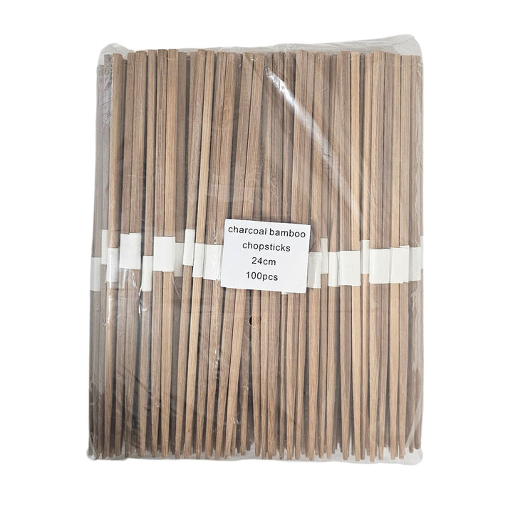 QING Charcoal Bamboo Chopsticks 24CM 100 Pairs UAE
