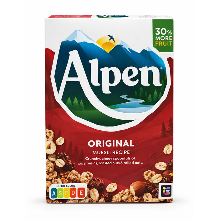 Alpen Muesli Recipe, Original - 10 X 550G, 1 Carton | 2 Day Lead Time
