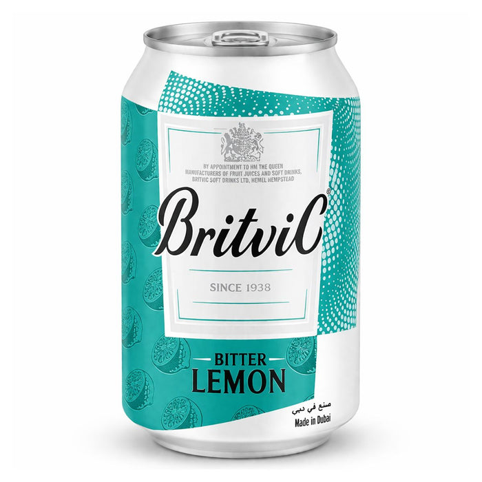 Britvic Bitter Lemon Soft Drink - 24 X 300ML