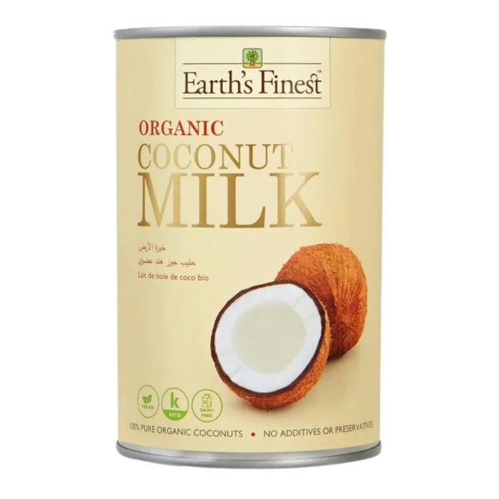 Earth's Finest Organic Coconut Milk, Sri Lanka - 400ML