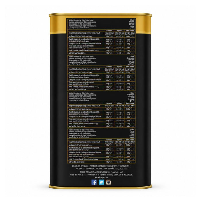 Fragata Green Olives, Pitted - 5KG — additional view | Addtocart Dubai UAE