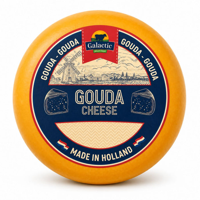 Galactic Gouda Cheese, Holland - Approx Weight 4.3KG