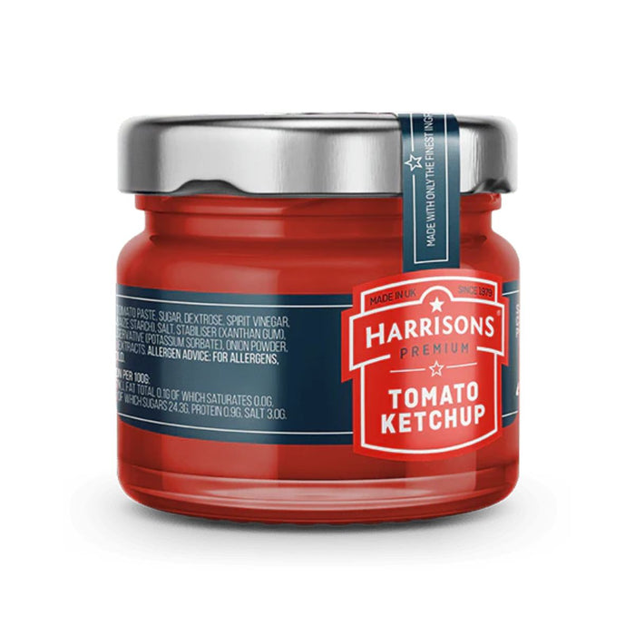 Harrisons Tomato Ketchup Mini Room Service Jars - 72 X 40G