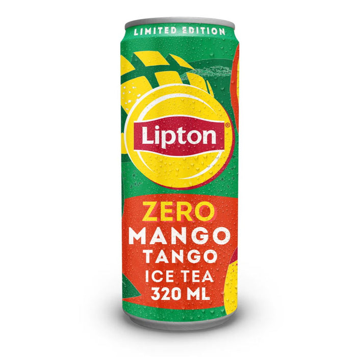 Lipton Mango Tango Ice Tea, Zero Sugar Soft Drink - 24 X 320ML