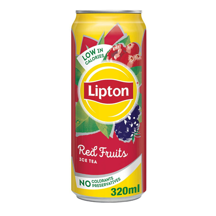 Lipton Red Fruit Ice Tea Soft Drink - 24 X 320ML