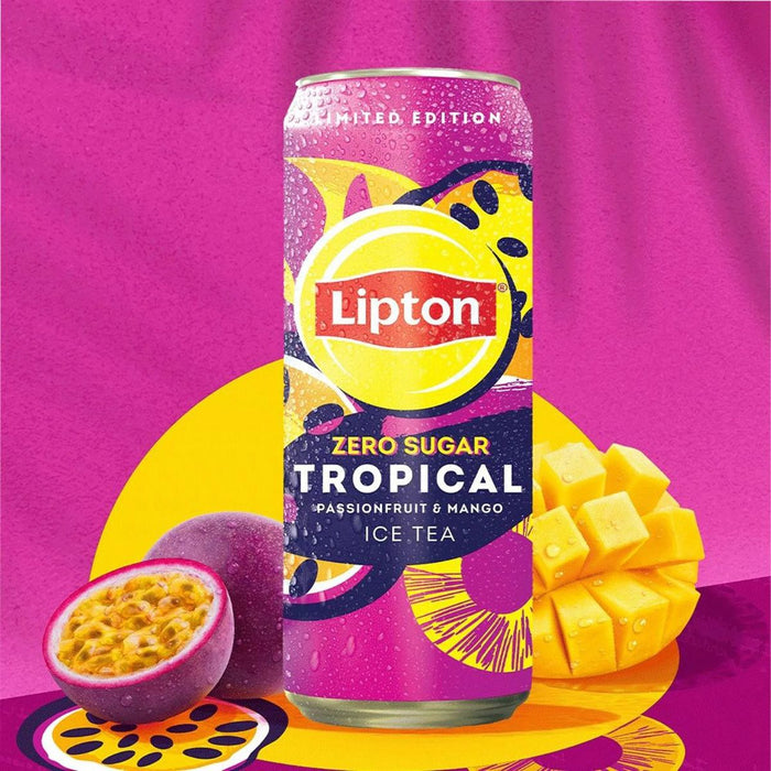 Lipton Tropical Passionfruit & Mango Ice Tea - 24 X 320ML — additional view | Addtocart Dubai UAE