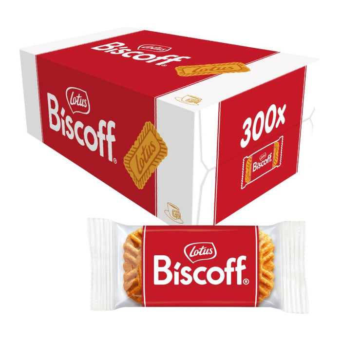 Lotus Biscoff Wrapped Biscuits, 313G - 1 Carton of 300 Pieces
