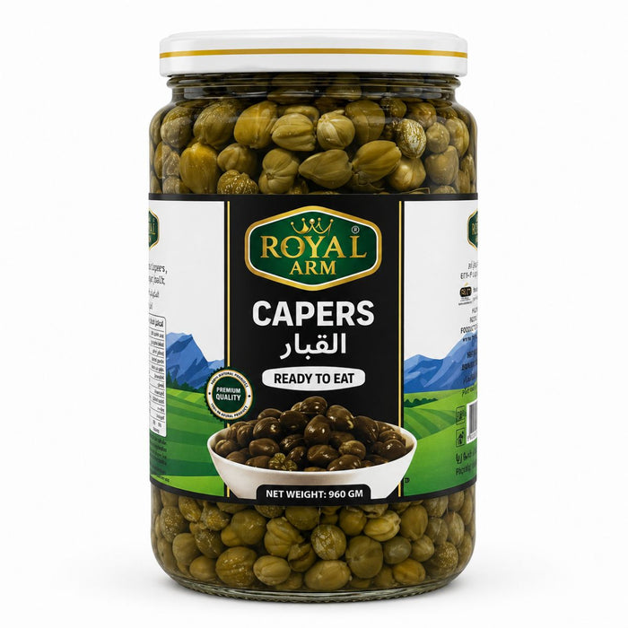 Royal Arm Capers in Brine, Spain - 960G